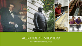 Alexander R. Shepherd Washington’S Coriolanus Alexander R