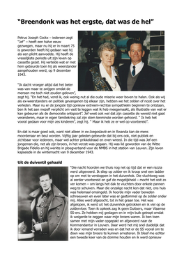 Interview Van Jef Cockx (Pdf)