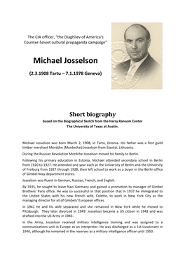 Michael Josselson