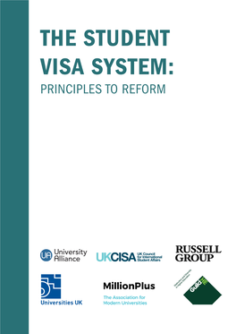 The Student Visa System: Principles to Reform