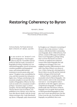 Restoring Coherency to Byron