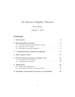 On Mostow's Rigidity Theorem