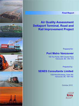 Air Quality Assessment Deltaport Terminal, Road and Rail Improvement Project