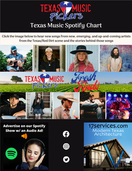 Texas Music Spotify Chart