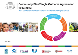Perth and Kinross Community Plan and Single Outcome Agreement 2013