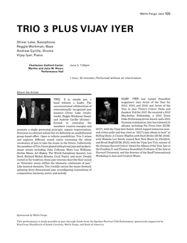 Trio 3 Plus Vijay Iyer