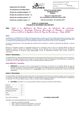 96-Accès Déchèterie Dieuze Par Des Communes Du Syndicat Mixte Du Pays De Sarrebourg-Convent