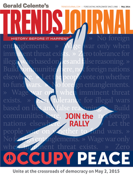 Join the Rally for Peace and Rebuilding America