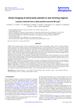 Direct Imaging of Extra-Solar Planets in Star Forming Regions Lessons Learned from a False Positive Around IM Lupi