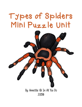 Types of Spiders Mini Puzzle Unit