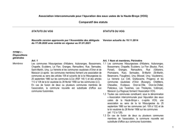 Association Intercommunale Pour L'épuration Des Eaux Usées De La Haute-Broye, Veveyse-Oron-Glâne (VOG) (Ci-Après : L'association)
