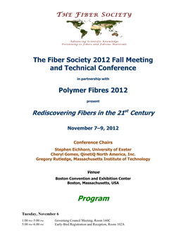 Polymer Fibres 2012