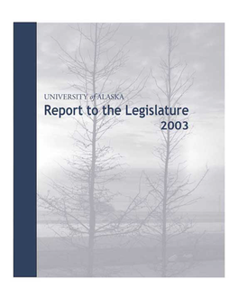 Report to the Legislature 2003