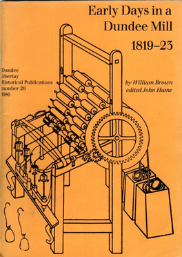 Early Days in a Dundee Mill 1819-23