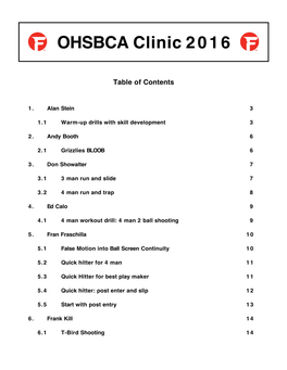 OHSBCA Clinic 2 0