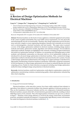 A Review of Design Optimization Methods for Electrical Machines