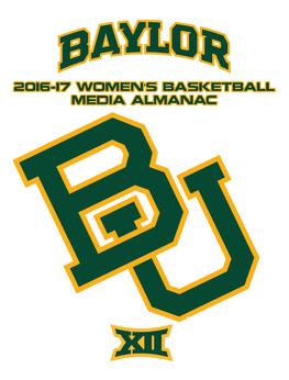 2016-17 Baylor Women's Basketball Media Almanac