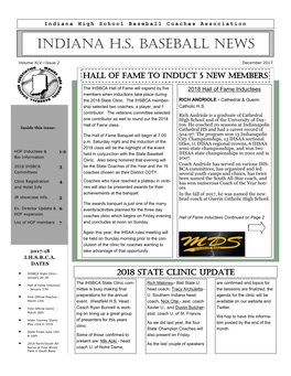 INDIANA H.S. Baseball News
