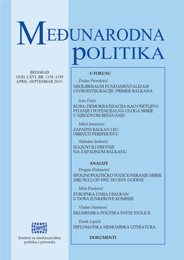 MEĐUNARODNA Politika