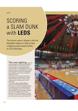 SCORING a SLAM DUNK with LEDS