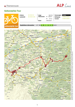 Themenroute Südwestpfalz-Tour