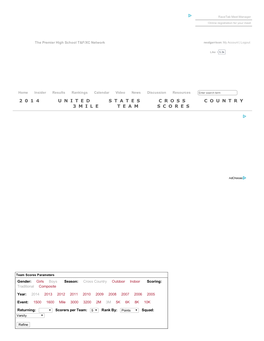 2 0 1 4 Unitedstatescrosscoun Try 3 Mileteamscores