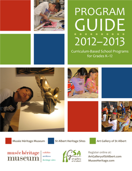 PROGRAM GUIDE 2012–2013 Curriculum-Based School Programs for Grades K–12