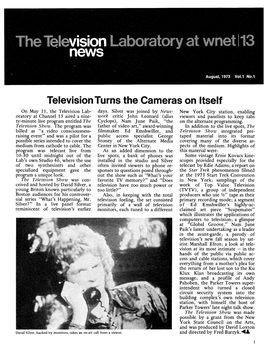 Televisionturns the Cameras on Itself