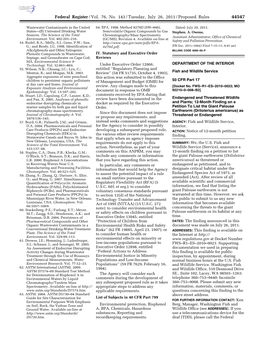 Federal Register/Vol. 76, No. 143/Tuesday, July 26, 2011