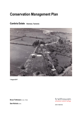 Conservation Management Plan Cambria Estate Swansea