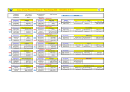 Secteur De Nancy; Plateaux U 11 Groupe : D Phase Printemps 2019 2 Rencontres De 25 Mn