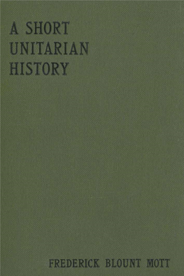 A Short Unitarian History