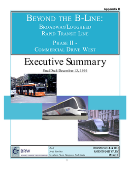Beyond the B-Line: Broadway/Lougheed Rapid Transit Line