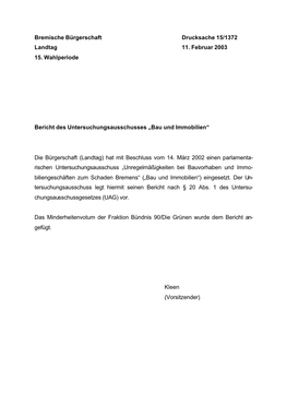 Uabaubericht Komplett 17.2.03