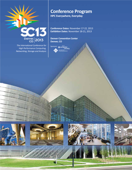 To Download the SC13 Conference Program