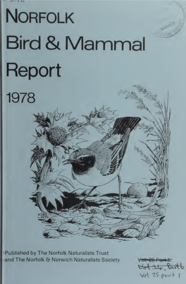 Transactions of the Norfolk and Norwich Naturalists' Society