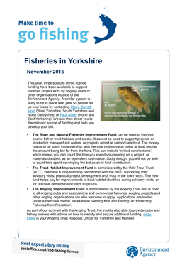 Fisheries in Yorkshire November 2015