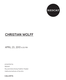 Christian Wolff