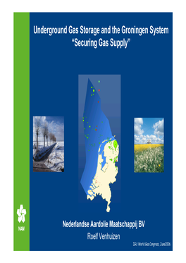 Roelf Venhuizen IGU World Gas Congress, June2006 the Small Fields Policy in the Netherlands “Securing Gas Supply”