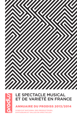 Le Spectacle Musical Et De Variété En France