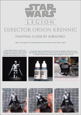 Director Orson Krennic Painting Guide by Sorastro