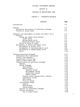 Section 16 Chapter 4. Subsurface Drainage