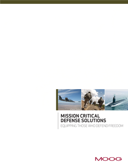 Mission Critical Defense Solutions