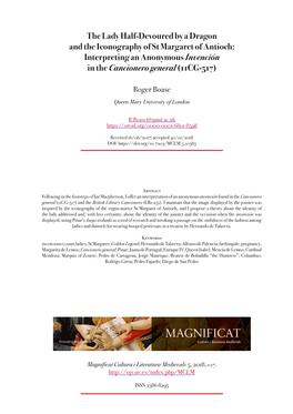 Interpreting an Anonymous Invención in the Cancionero General (11CG-517)