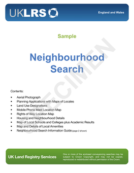 Neighbourhood Search