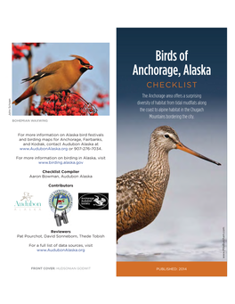 Birds of Anchorage Checklist