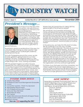 UTA 0505 Newsletter