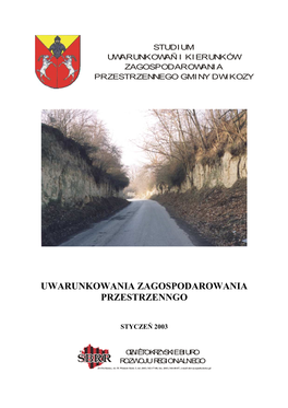 Uwarunkowania Zagospodarowania Przestrzenngo