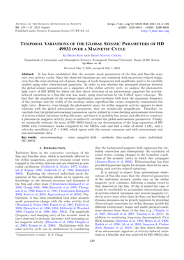 Temporal Variations of the Global Seismic Parameters