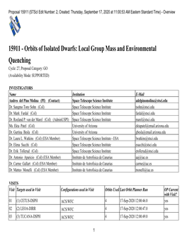 15911 (Stsci Edit Number: 2, Created: Thursday, September 17, 2020 at 11:00:53 AM Eastern Standard Time) - Overview